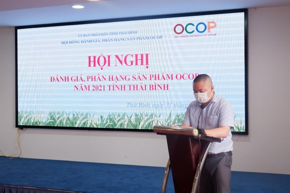 Hội nghị đánh giá, phân hạng sản phẩm OCOP tại Thái Bình