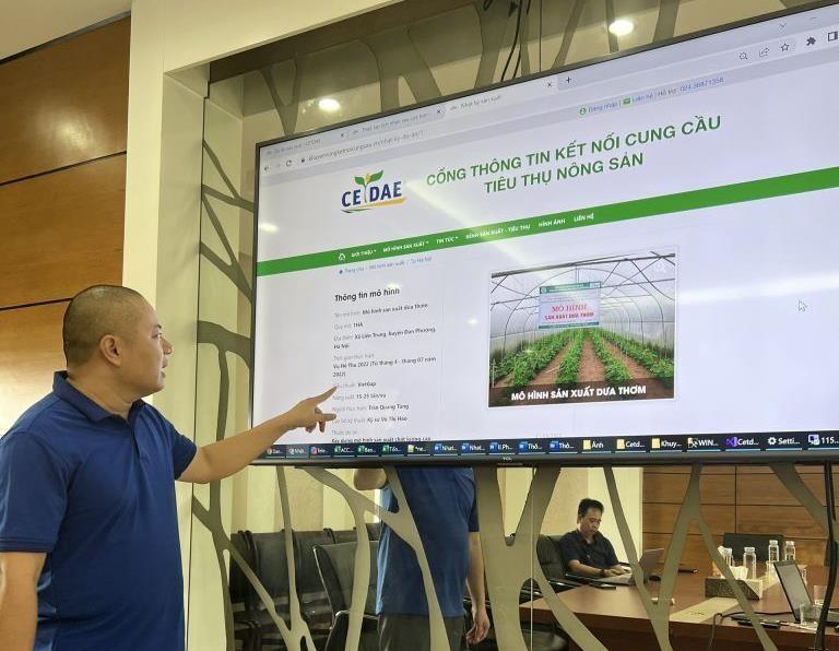 Giới thiệu cổng thông tin kết nối cung cầu và tiêu thụ nông sản trong hồ sơ Lâm Hải